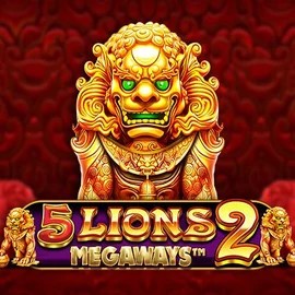 5 Lions Megaways 2 slot logo by Pragmatic Play at Roulettino Casino