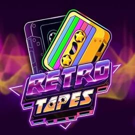 Retro Tapes logo by Push Gaming at Roulettino Casino